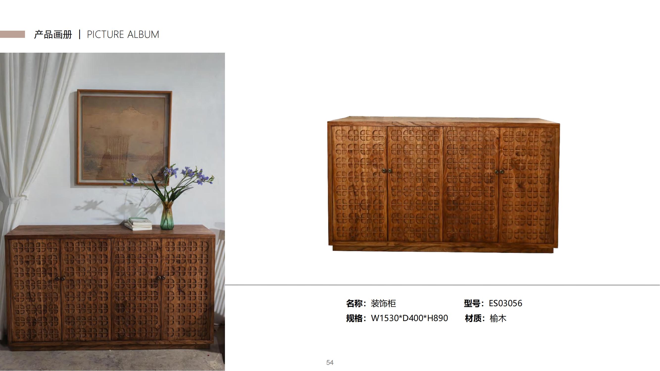 Custom hotel guest house custom resort house furniture solid wood side cabinet Q-220