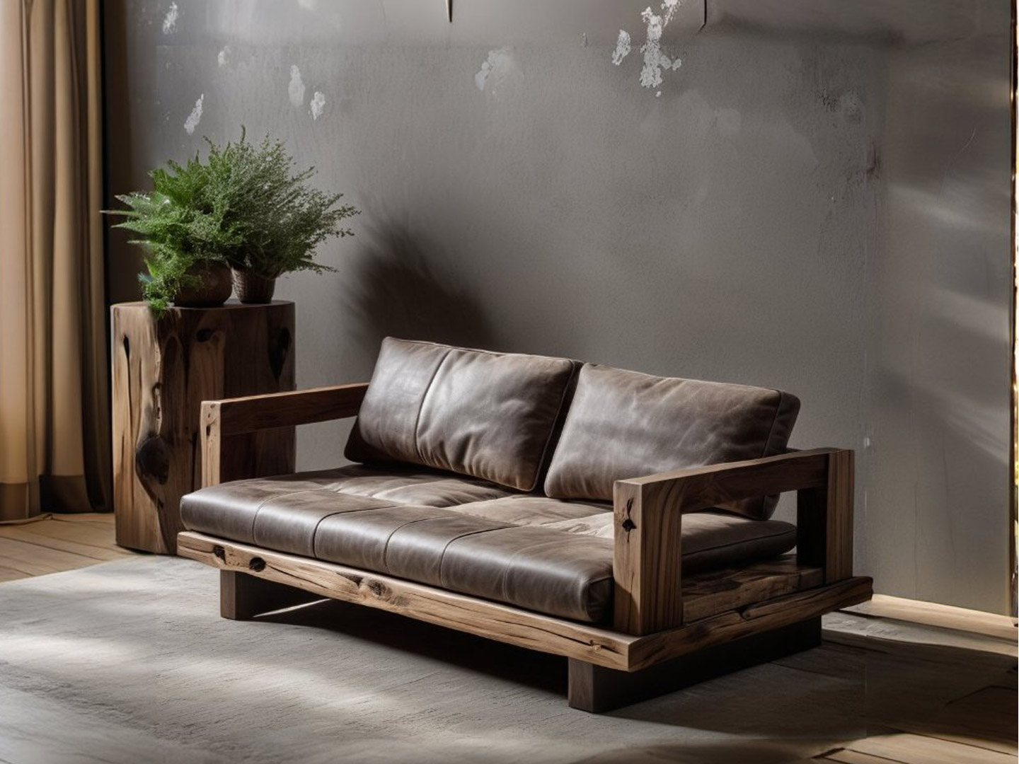 Furniture production factory customized homestay solid wood full set of furniture Q-158