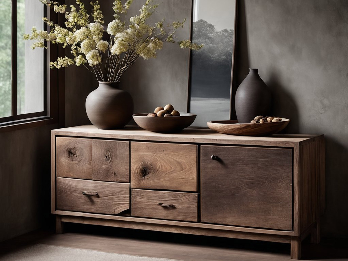 B&B Resort Solid Wood Customized Dining Sideboard TV Cabinet Q-165