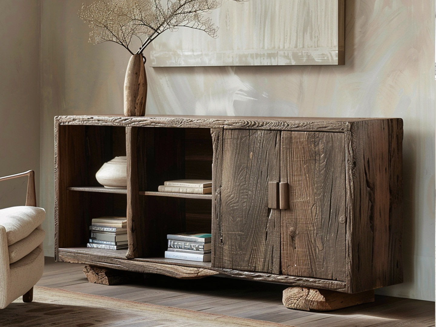 B&B Resort Solid Wood Sideboard Q-166