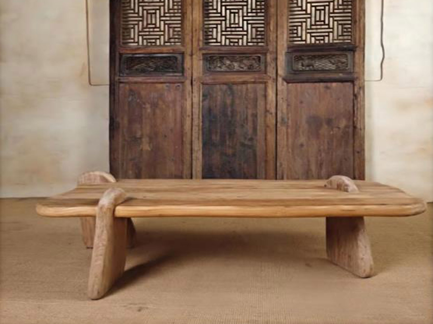 Custom modern solid wood project Hotel residential living room coffee table Q-214