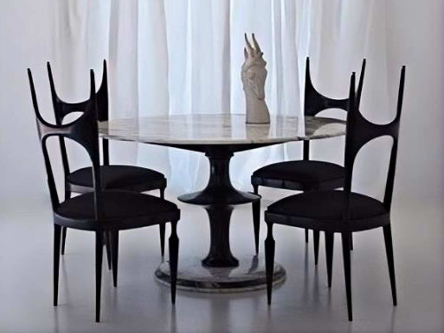 Modern simple apartment furniture dining table and chair combination Q-107