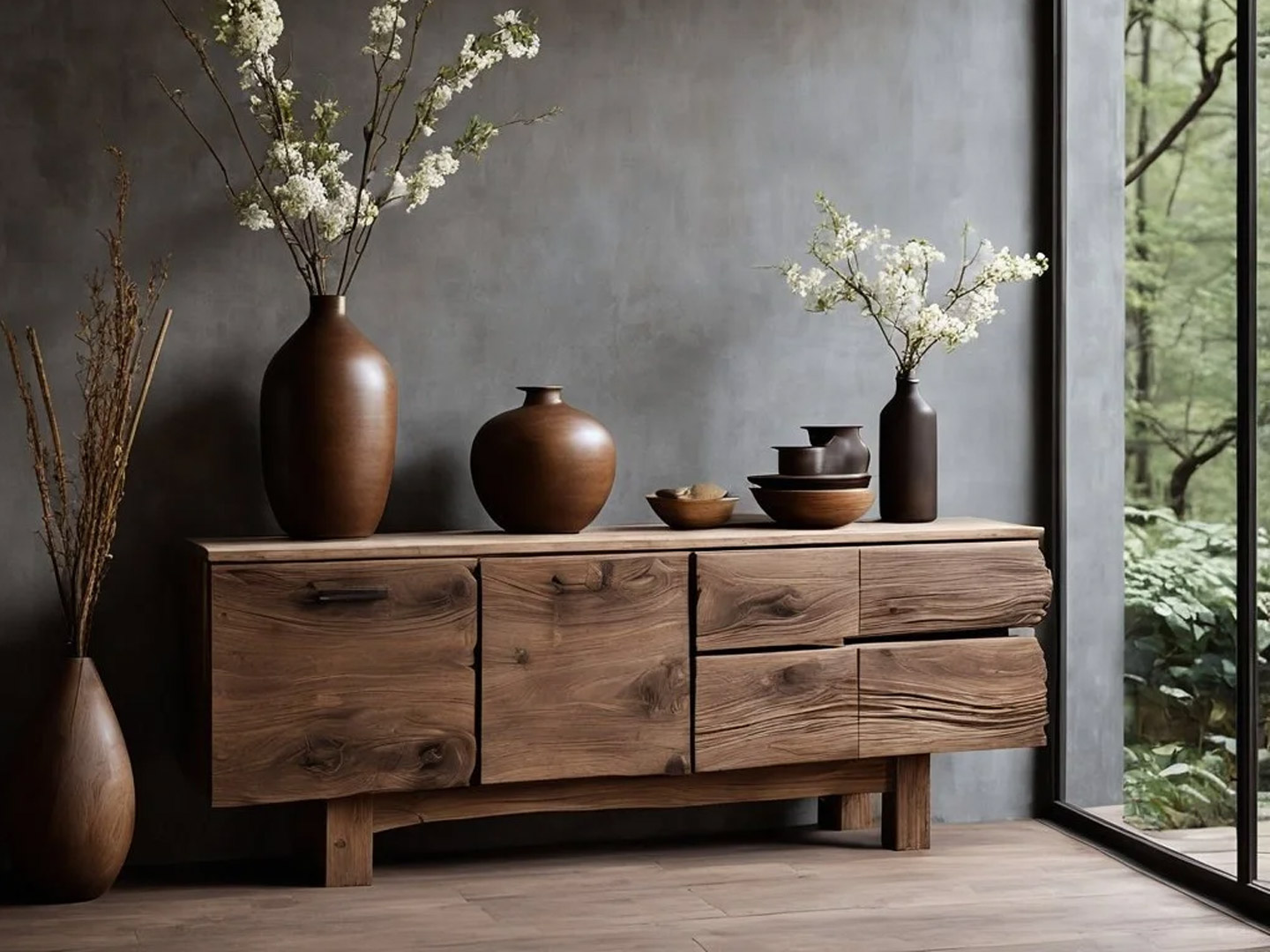 B&B Resort Solid Wood Customized Dining Sideboard TV Cabinet Q-165