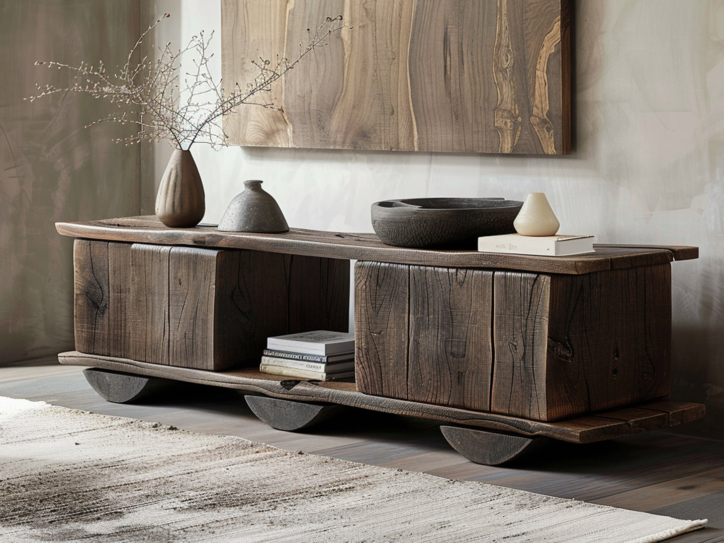 B&B Resort Solid Wood Sideboard Q-166