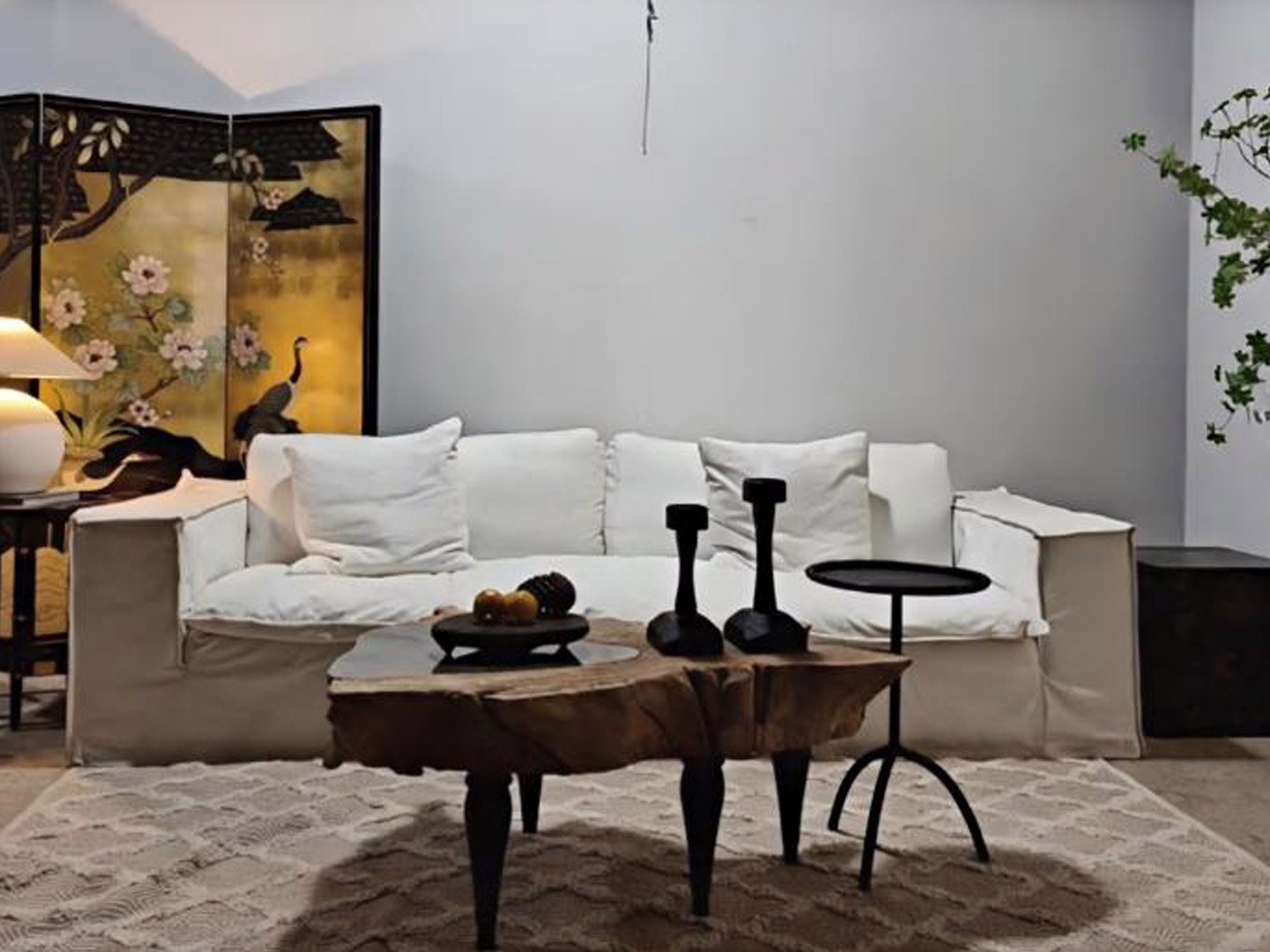 High-end customized project Hotel Homestay Resort furniture living room sofa Q-202