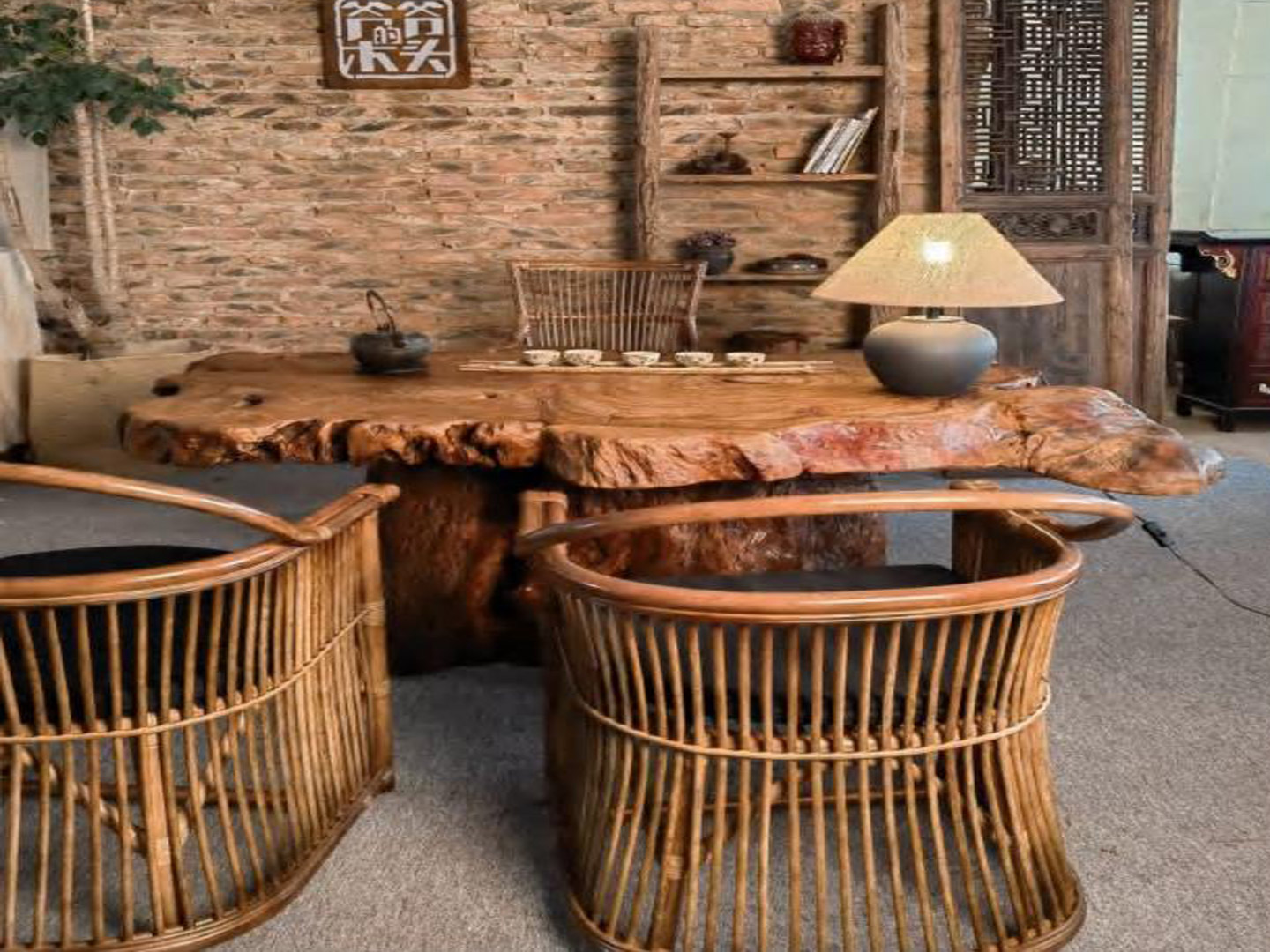 Custom modern solid wood project Hotel residential living room coffee table Q-214