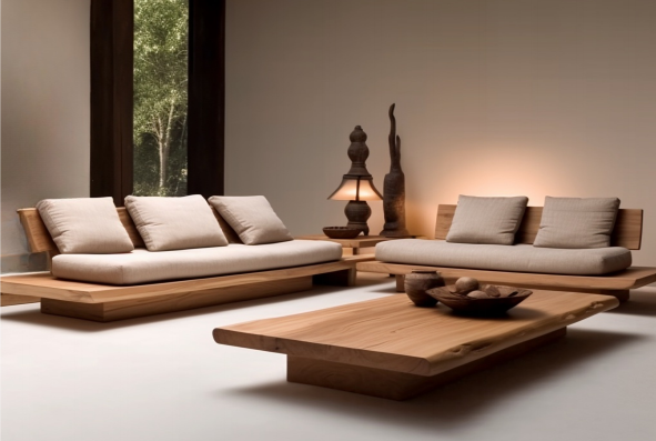 Project holiday villagers customized whole house furniture coffee table Q-189