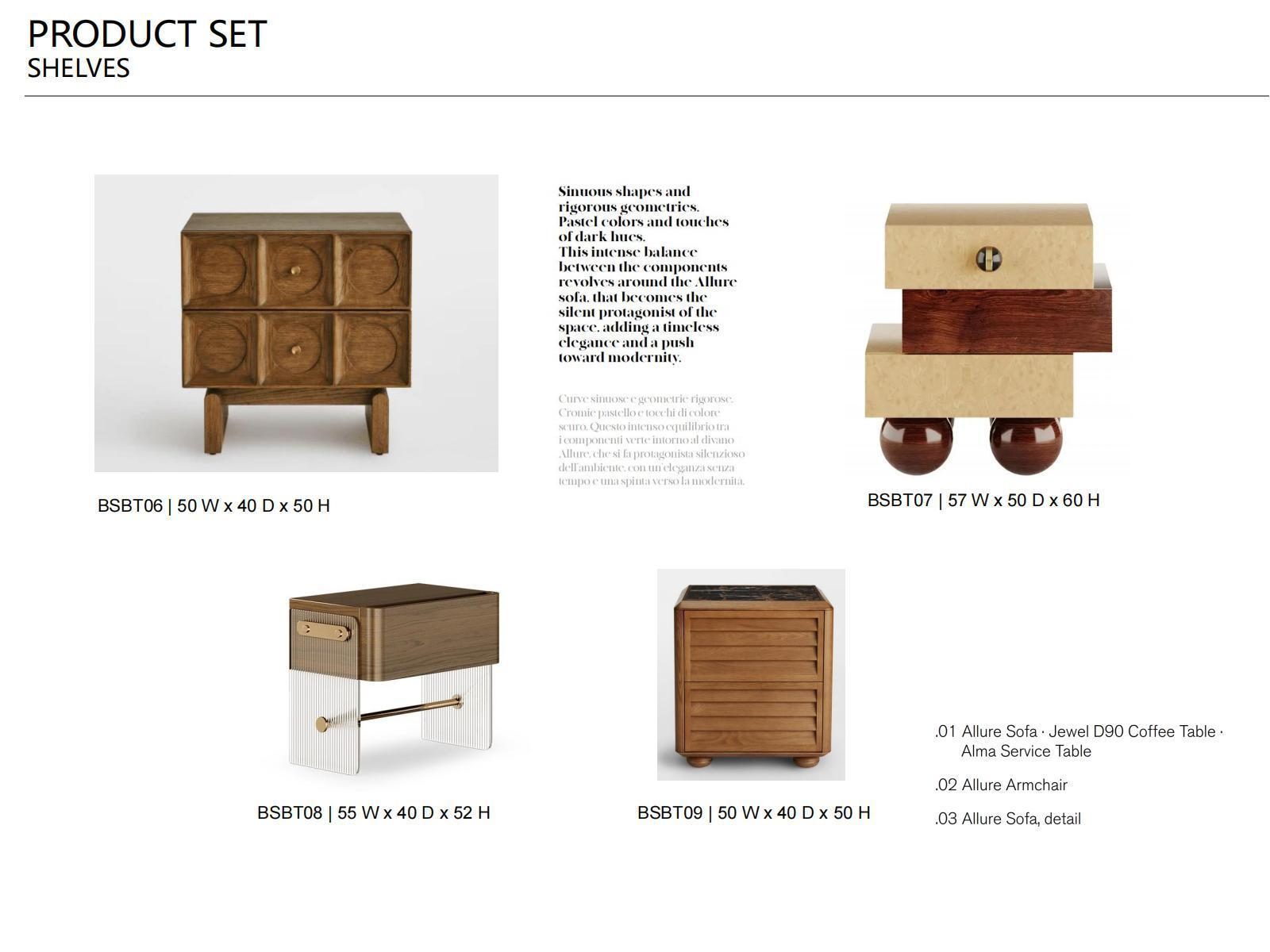 Clubhouse B&B Hotel Resort Furniture Bedside Table Q-141