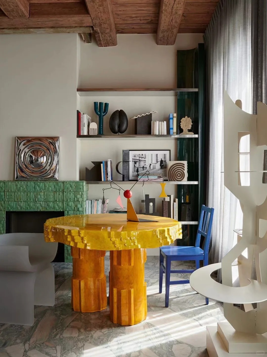 Aesthetic Enhancement | Modern Wood and Color Mix House in Amsterdam by Thomas Geerlings