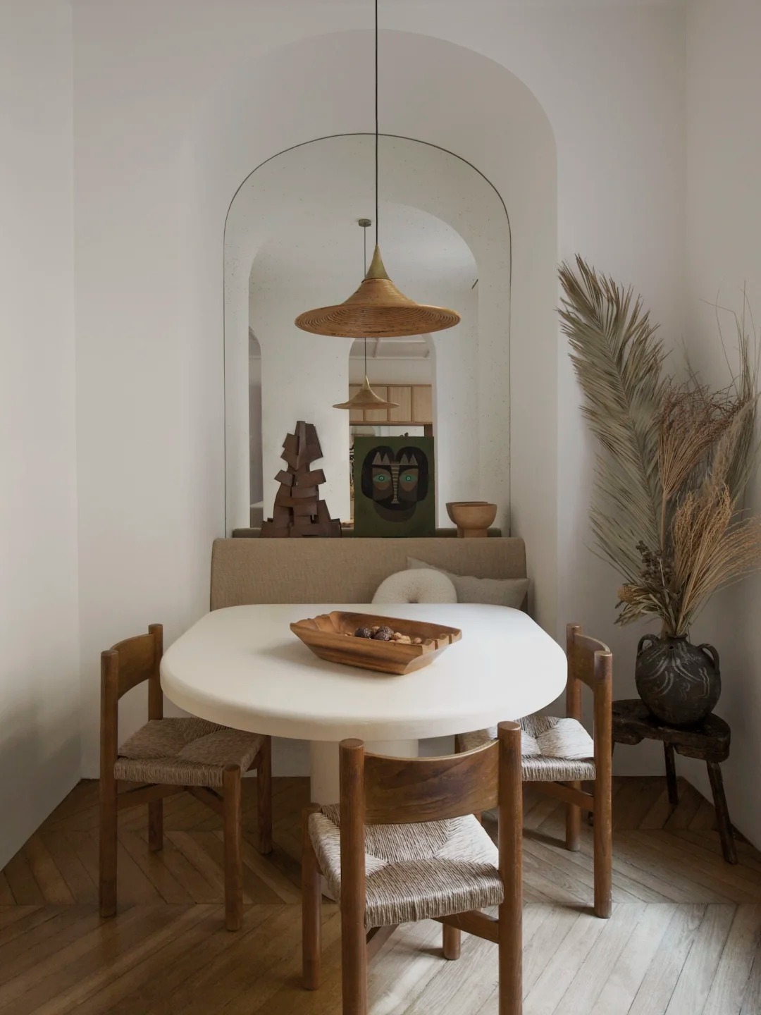 Aesthetic Elevation | Emmanuelle Simon Paris Wood Natural Art Apartment