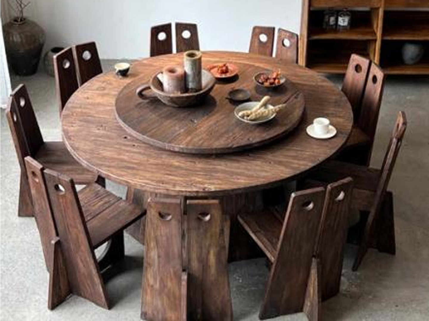 Modern minimalist project hotel homestay leisure tea table Q-294