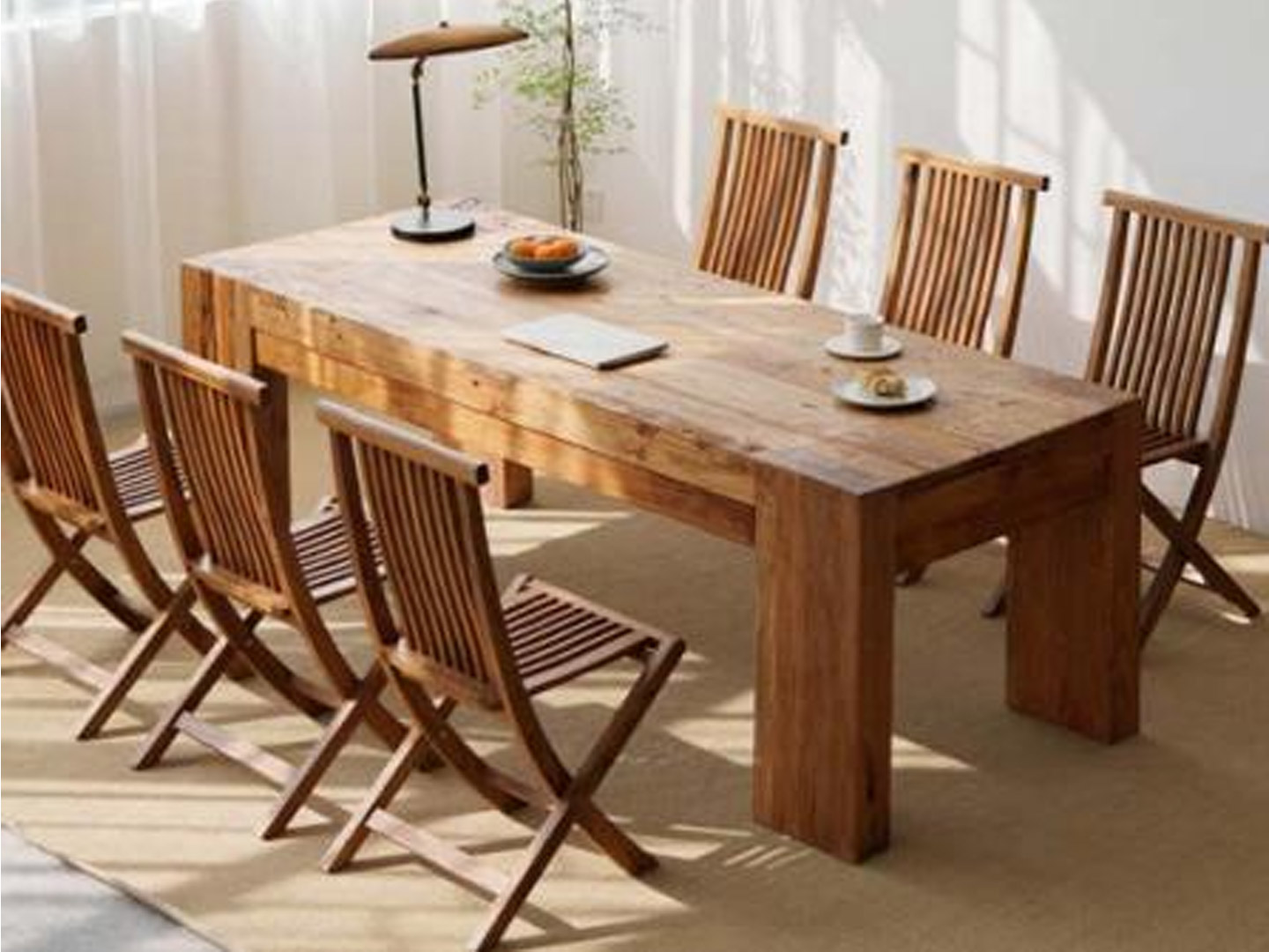 High-end B&B resort furniture tea table and cha...