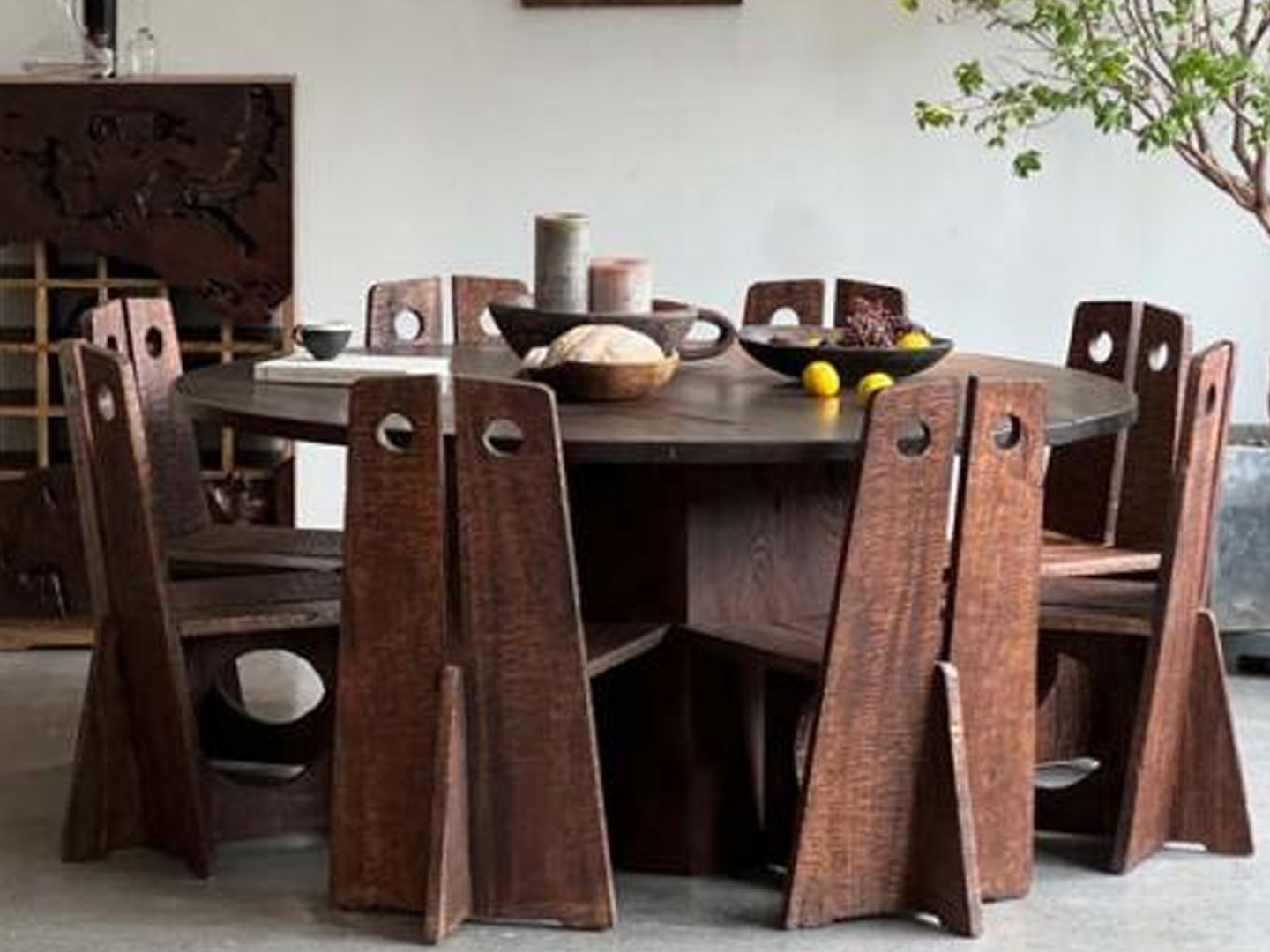 Modern minimalist project hotel homestay leisure tea table Q-294