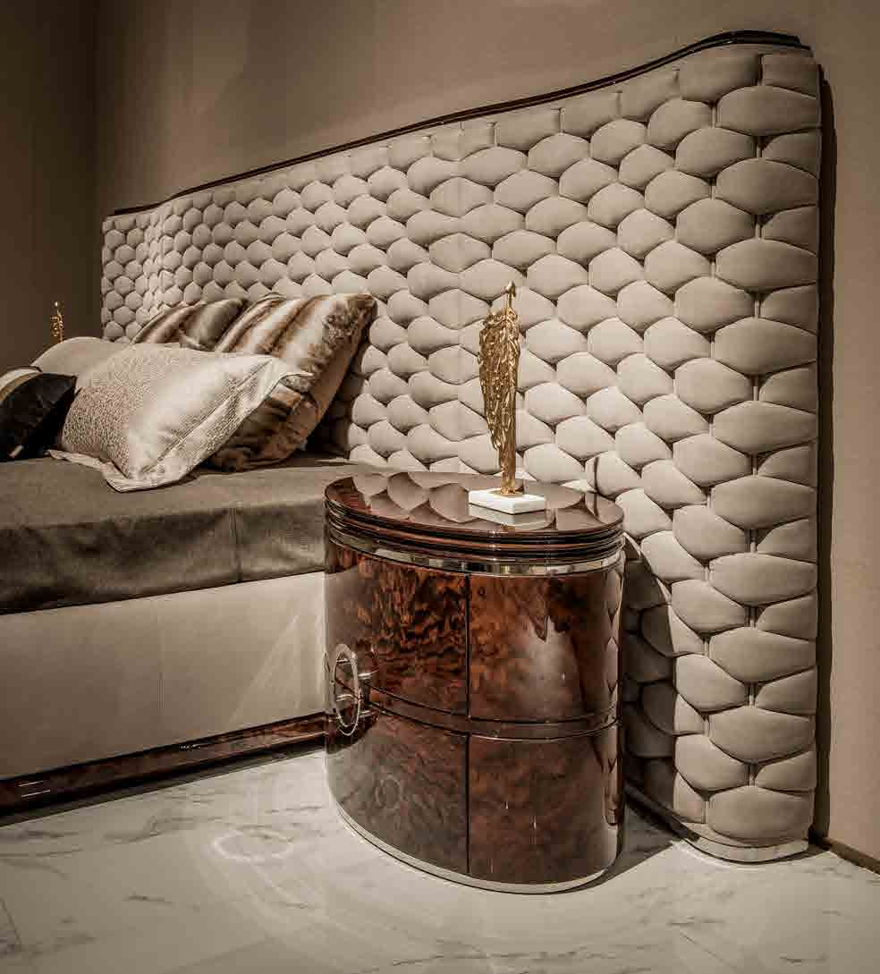 Italian style high-end custom bedroom furniture set H521