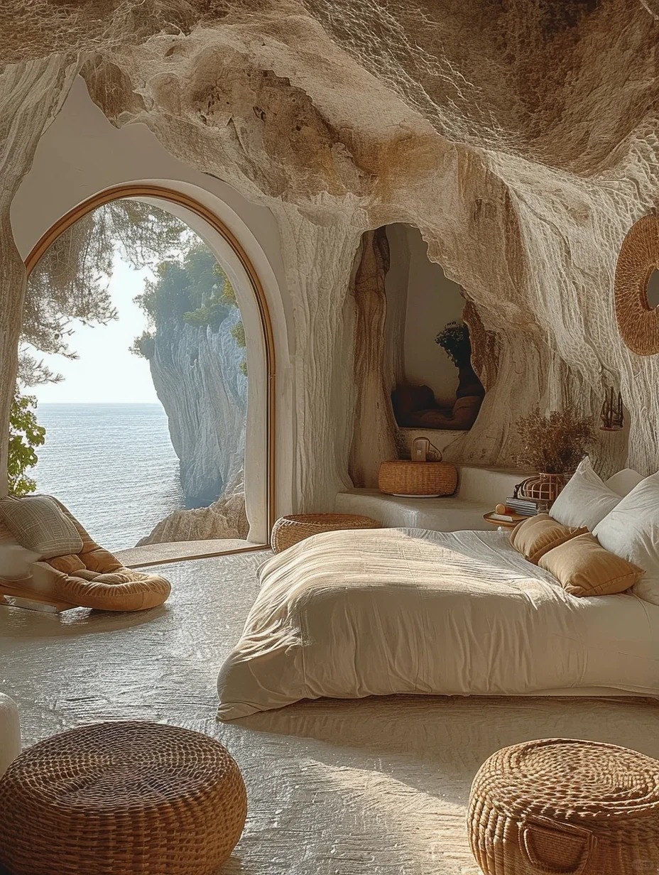 A sea view room where you can stay al...