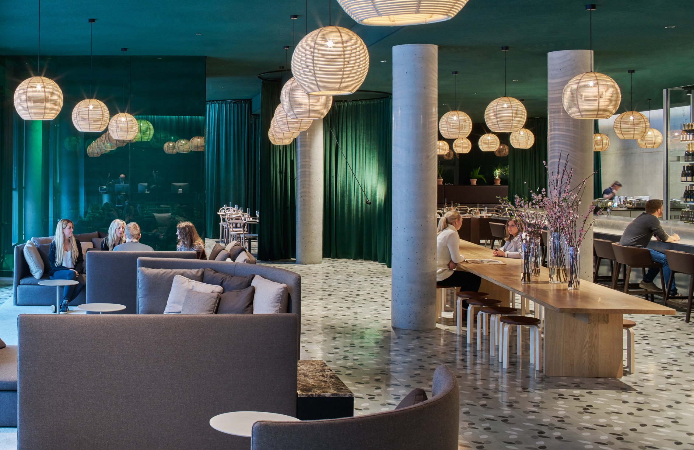 Modern high-end hotel engineering custom furnit...