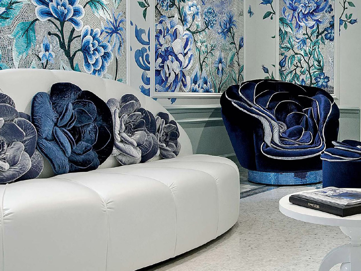 Italian style luxury simple project hotel lobby sofa J-104