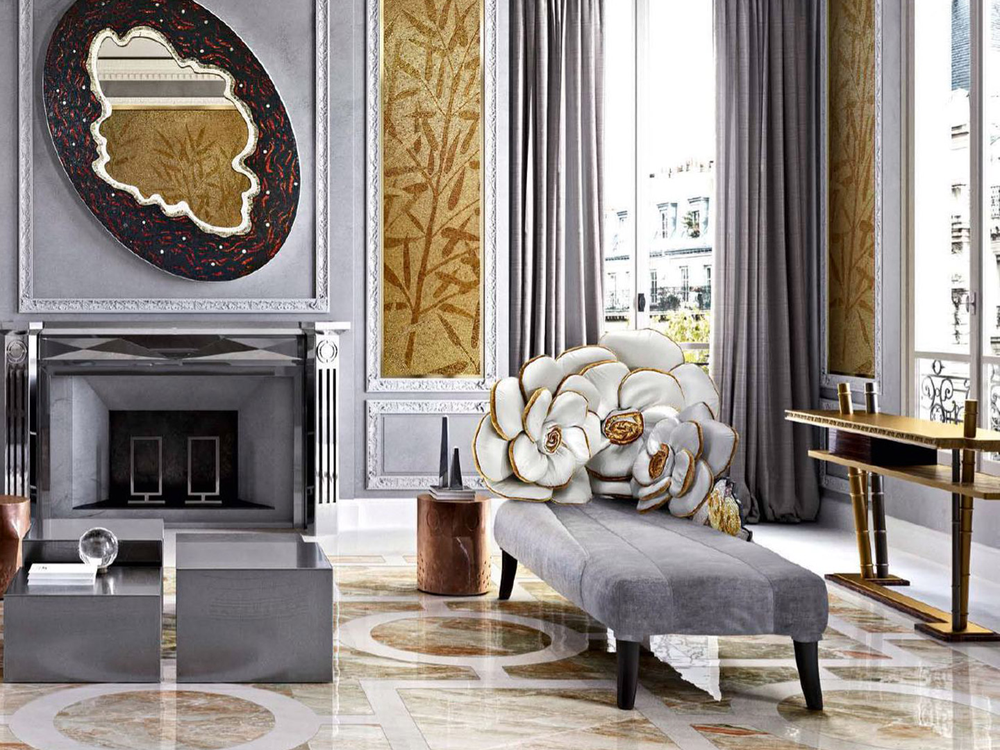 Luxury simple modern hotel furniture lobby sofa combination J-106