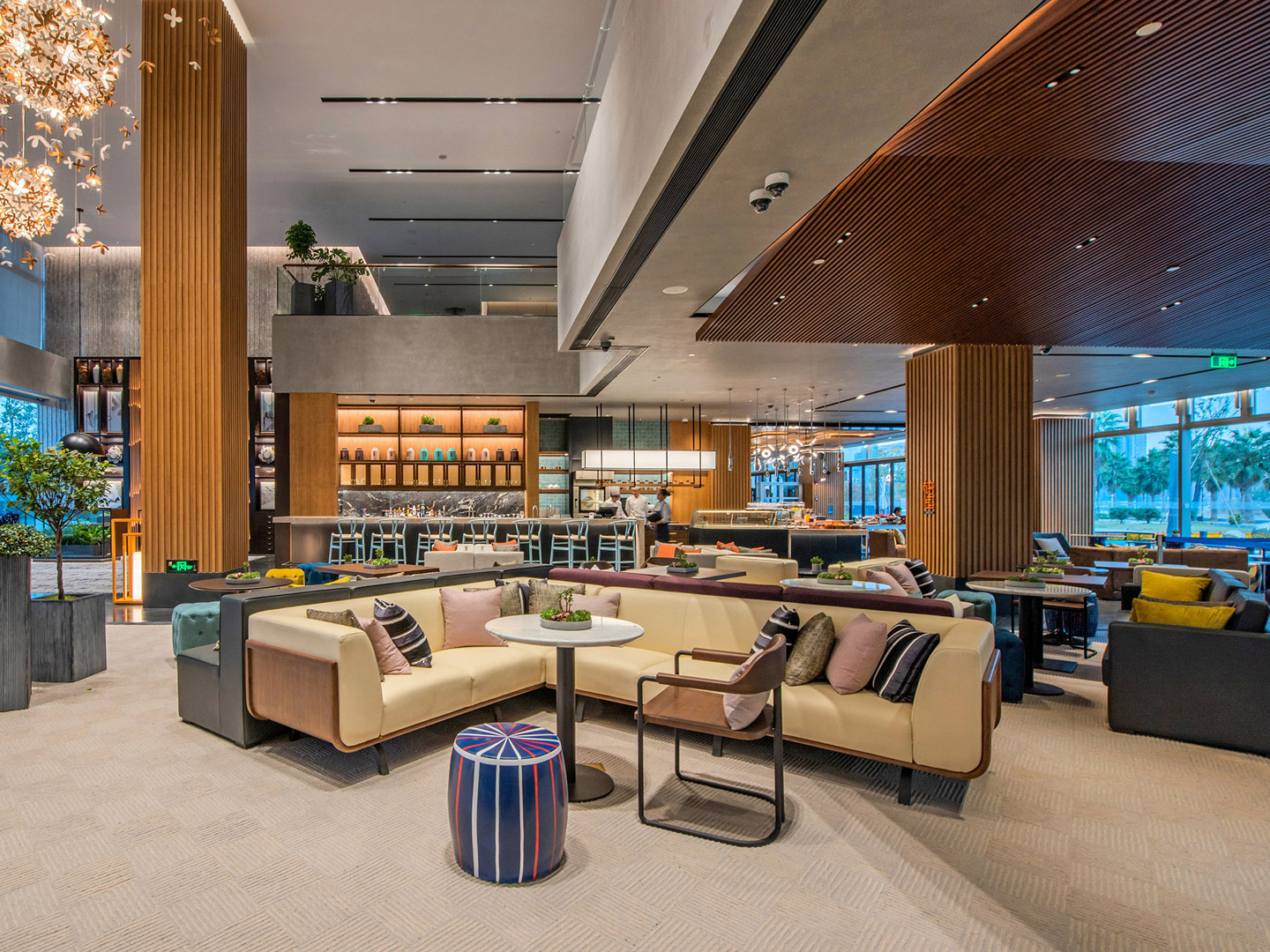 Modern light luxury project residential custom hotel furniture J-305