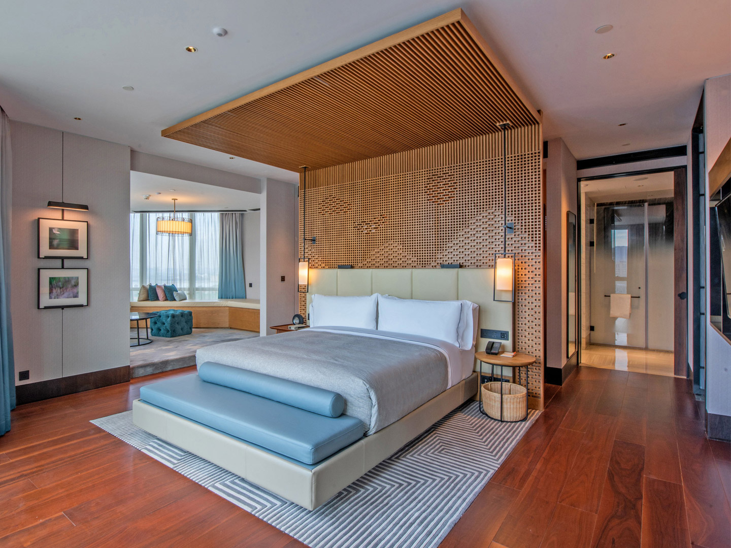 Modern light luxury project residential custom hotel furniture J-305
