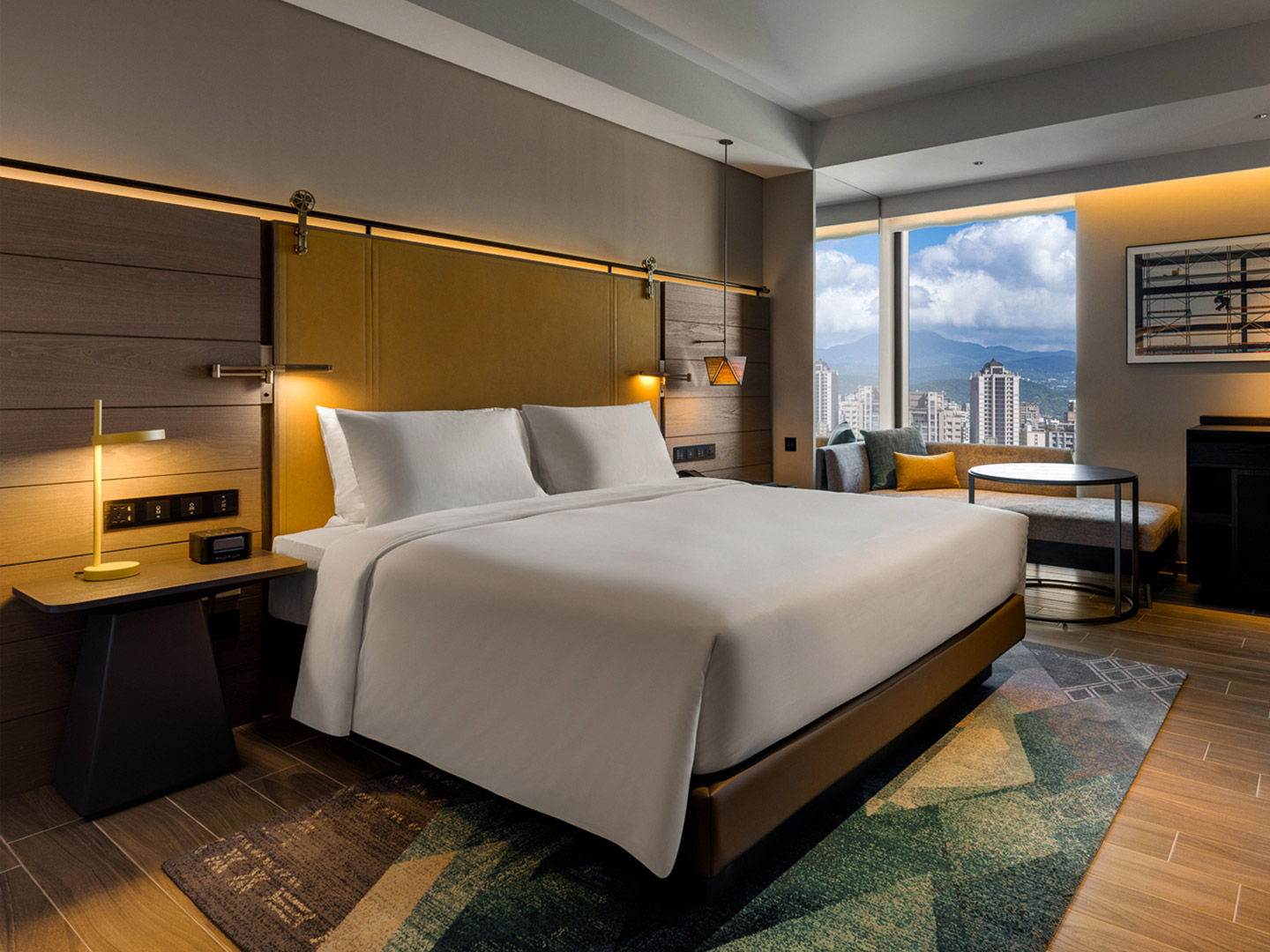 Furniture designer project works custom hotel f...