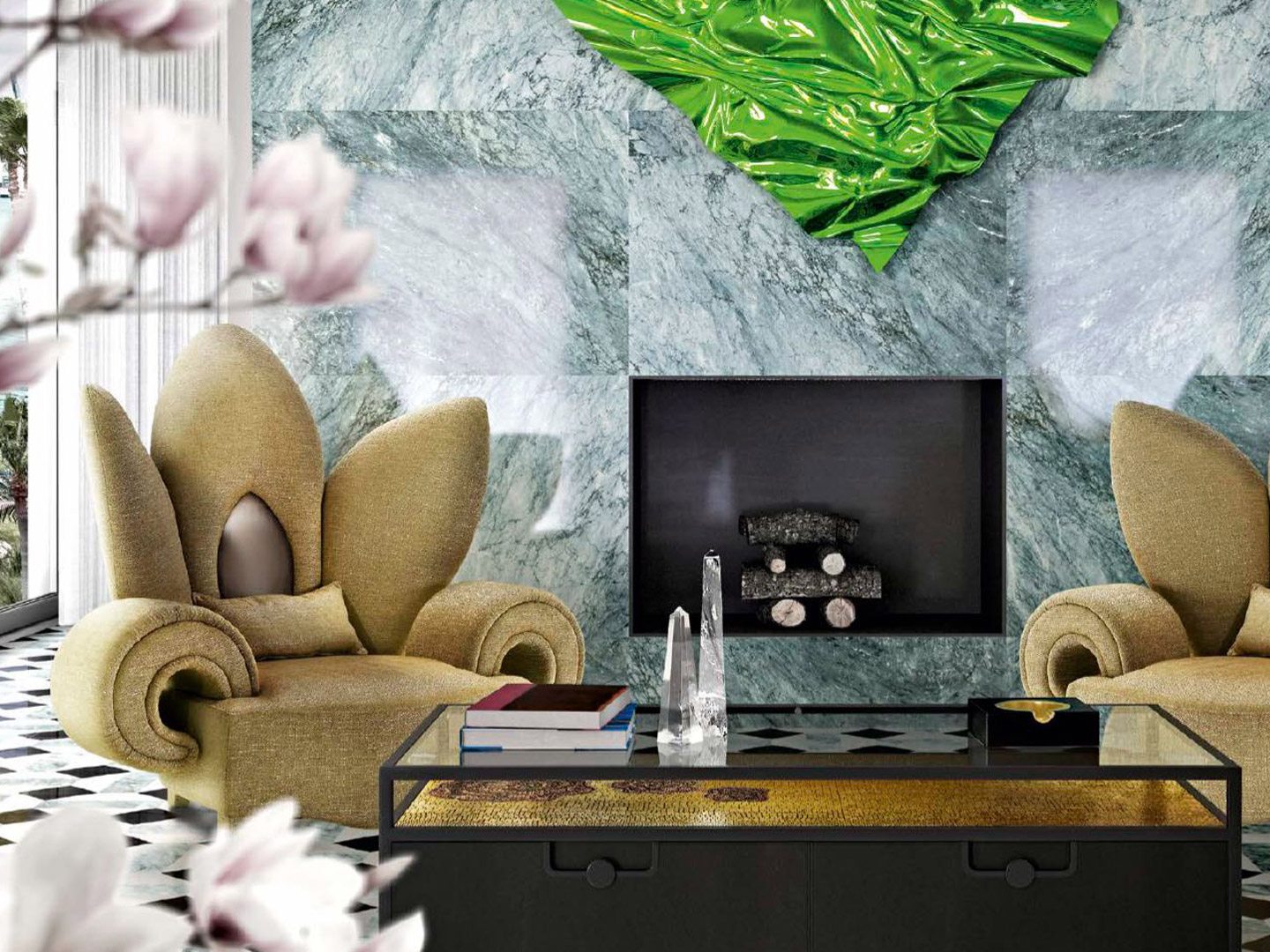 Modern personality art hotel customized high-en...