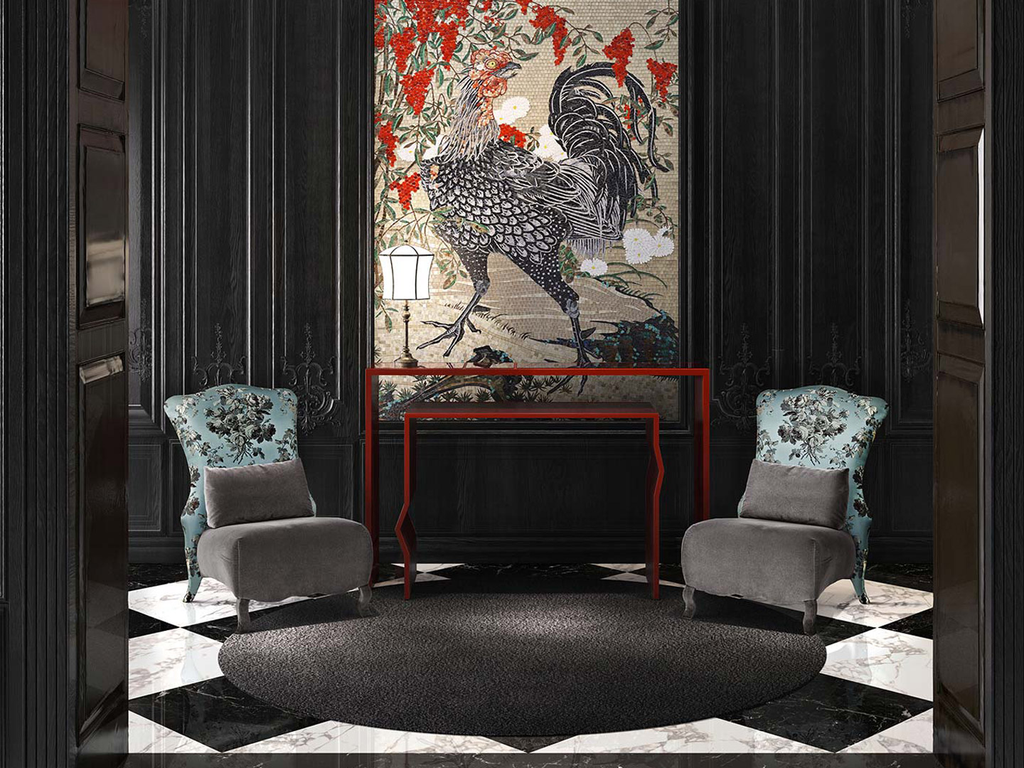 High-end custom furniture factory hotel luxury furniture set J-105