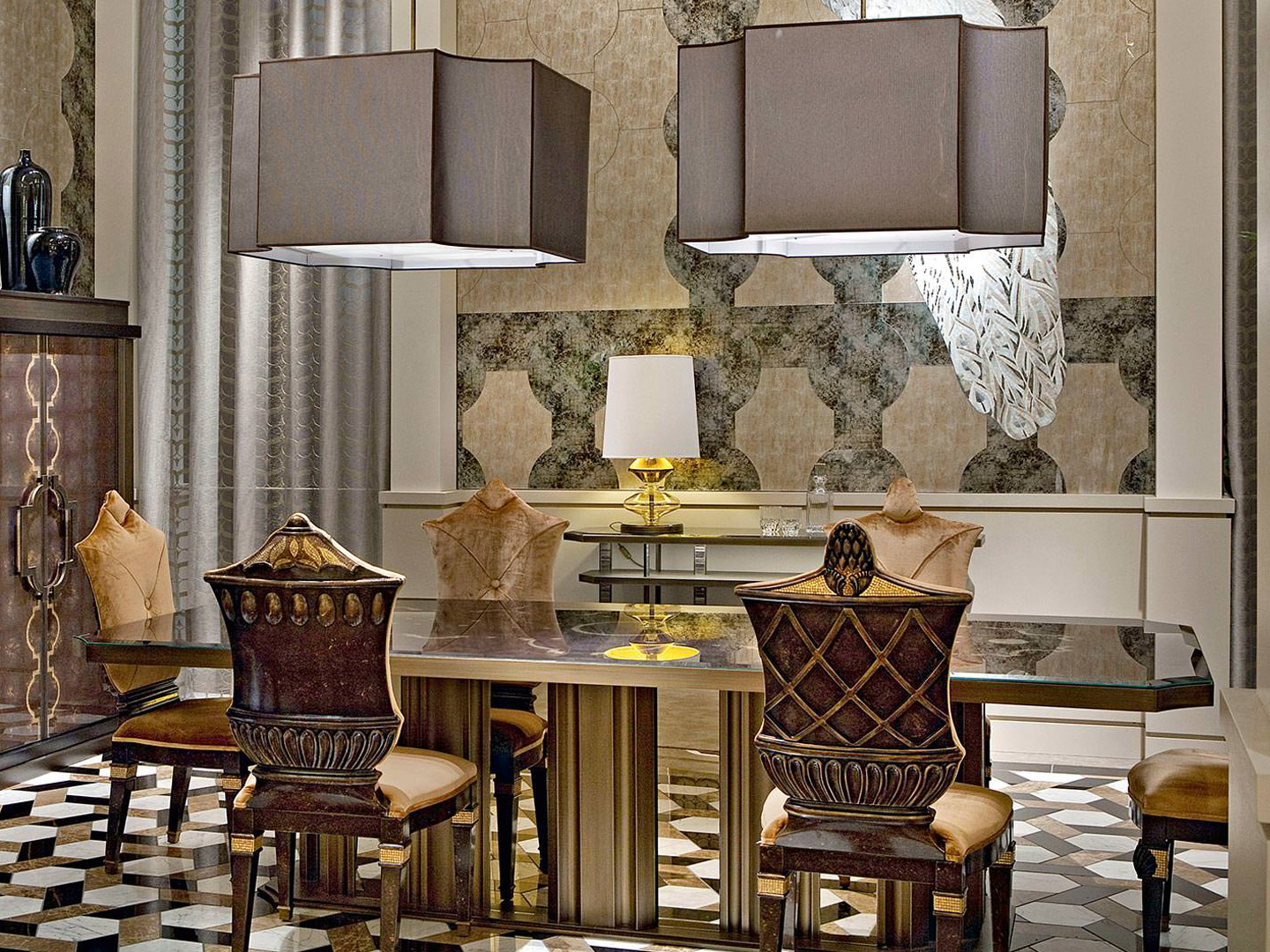 Hotel high-end luxury restaurant furniture dini...