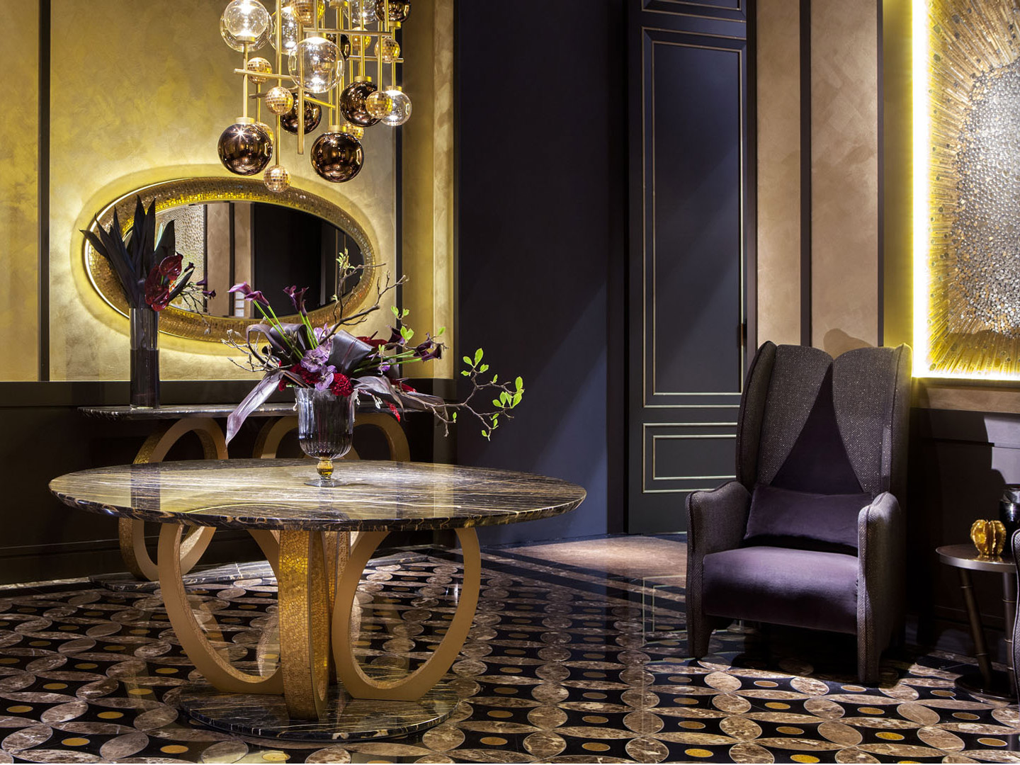 Modern hotel furniture villa luxury home high-end custom furniture J-114