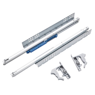 Full Extension Push To Open Quadro Under Mounted Slide with Quick Release Handles G6312B/G6412B