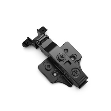 Φ28 Clip On 3D Adjustable Aluminum Frame Door Hydraulic Buffering Hinges HS243
