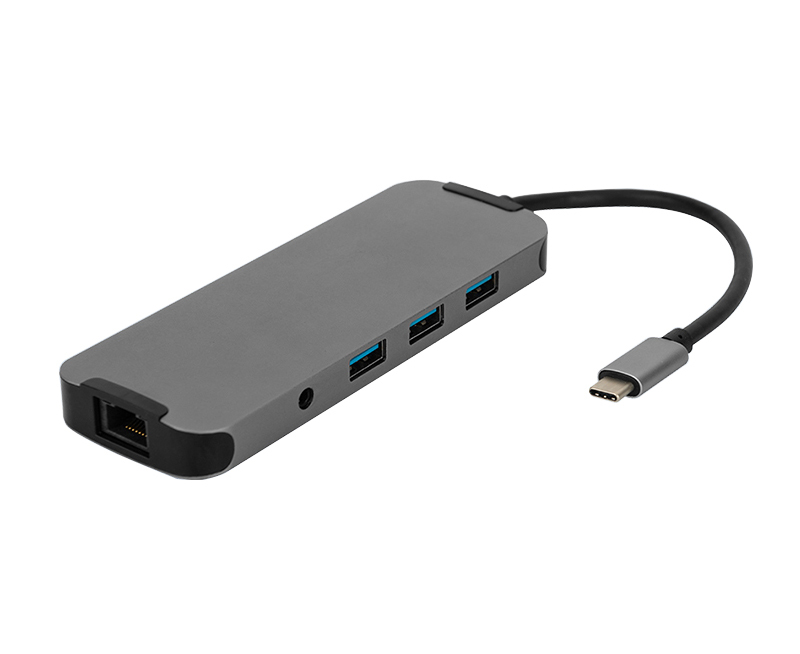 4K Ultra HD USB Type-C 9 in 1 Multi-Ports Combo Hubs