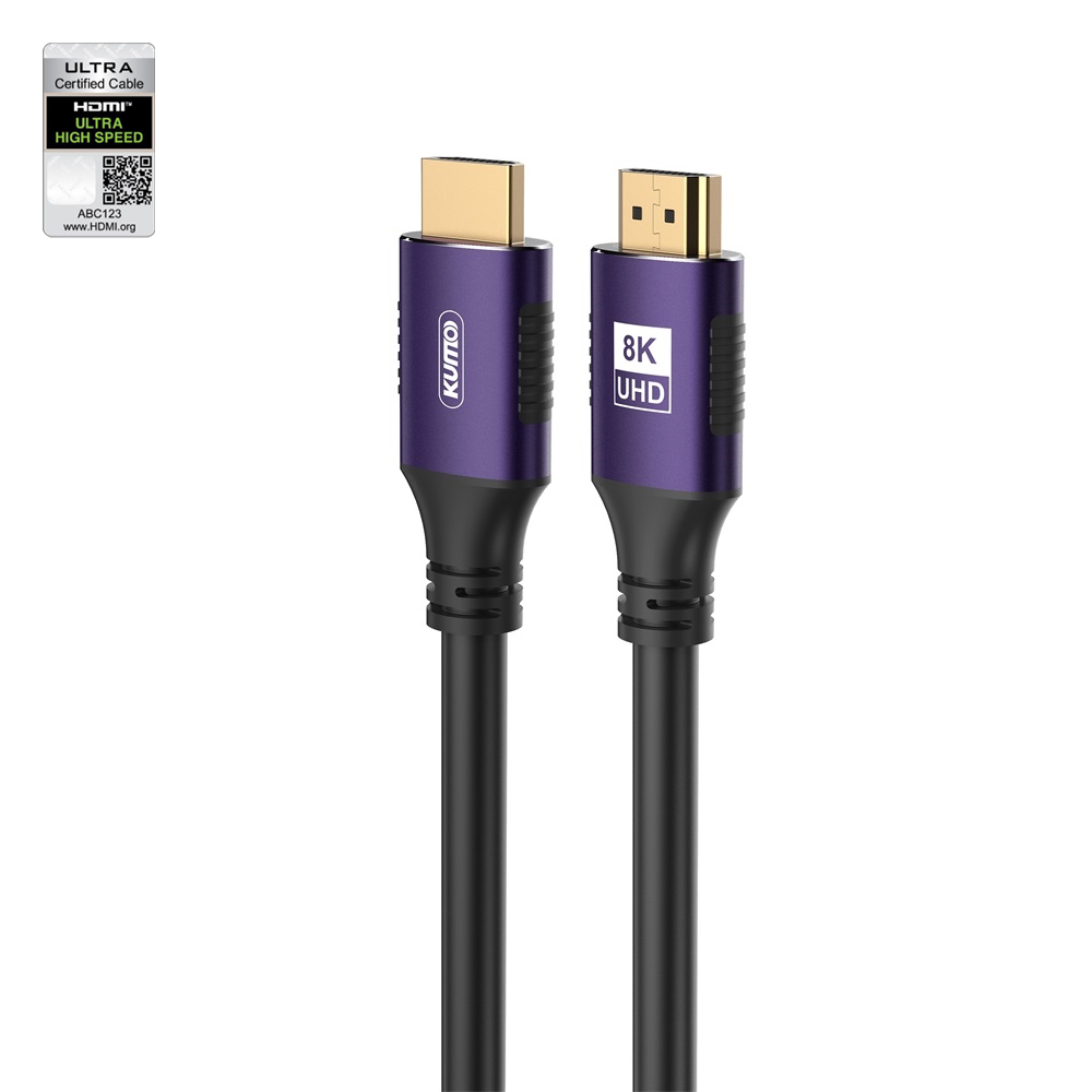 48Gbps Ultra High Speed Certified HDMI 2.1v Cable