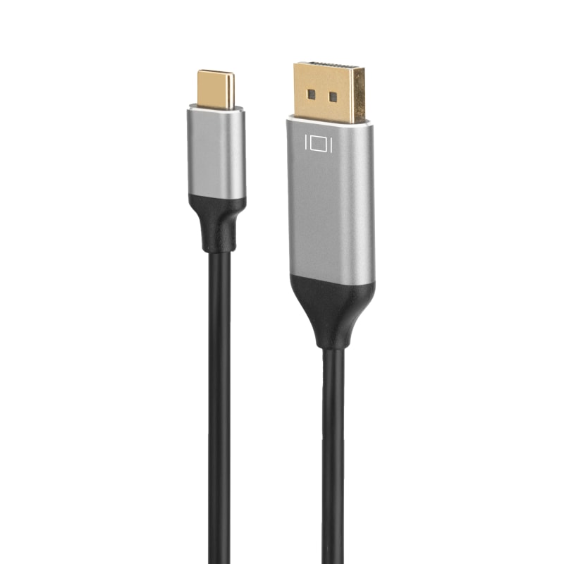 3Ft 6Ft 10Ft Grey Usb 3.1 Type C to 4K DisplayPort Cable