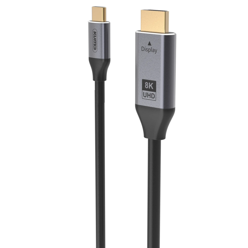 Gold Plated 1.8M USB 3.1 Type C Male To HDMI Male Adapter Cable