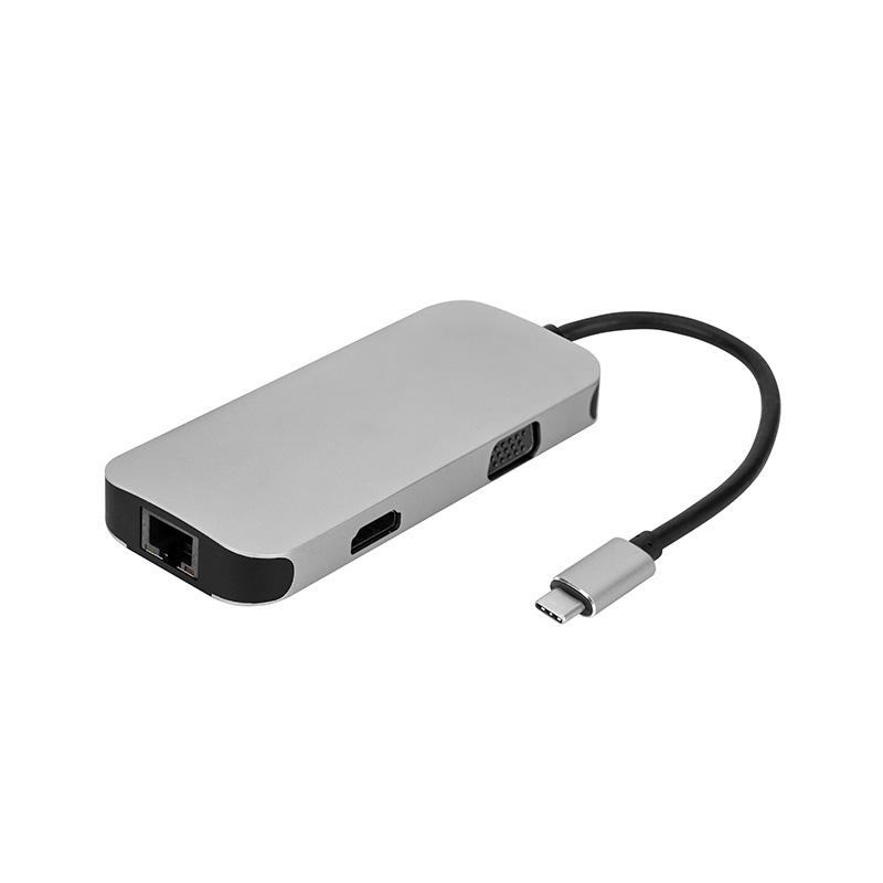 5 In 1 Type-C Hub USB 3.0 Multiport Adapter