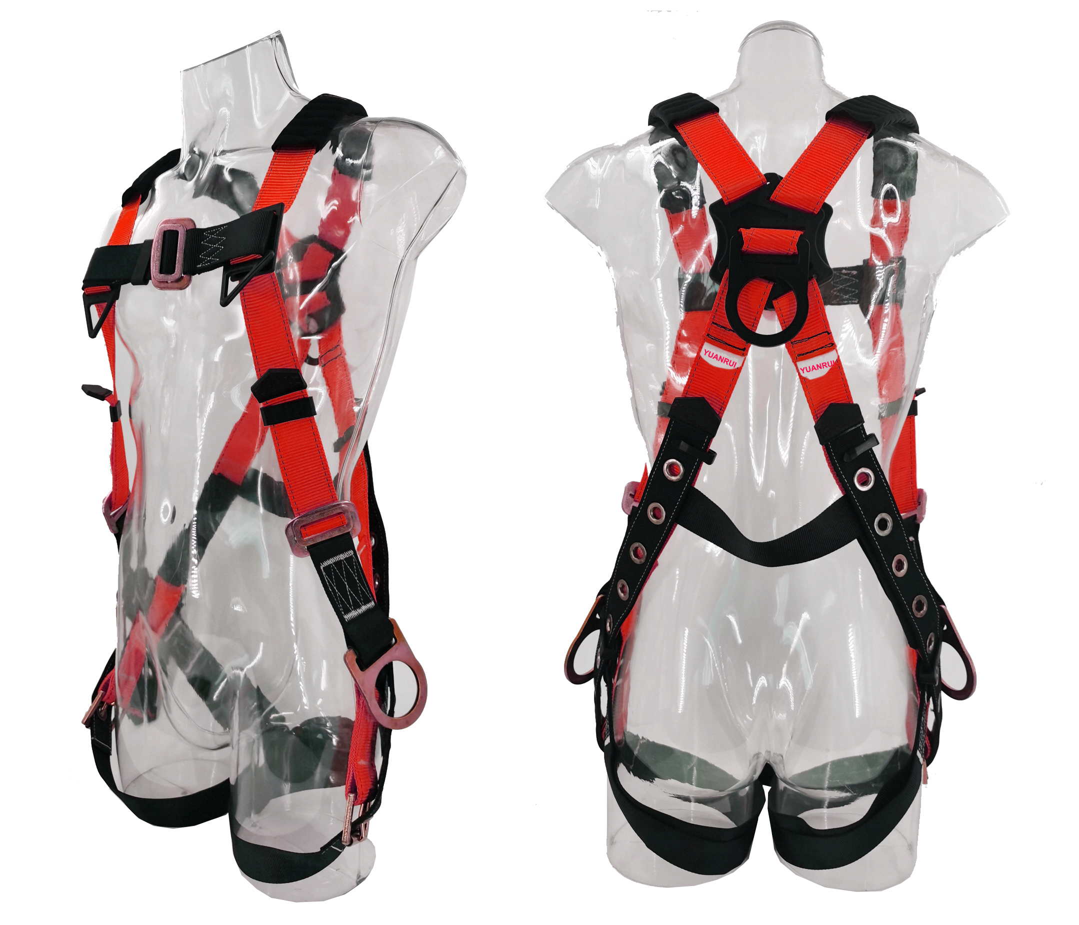 ANSI 3D-Rings Industrial Fall Protection Safety Harness Full Body Personal Pr...
