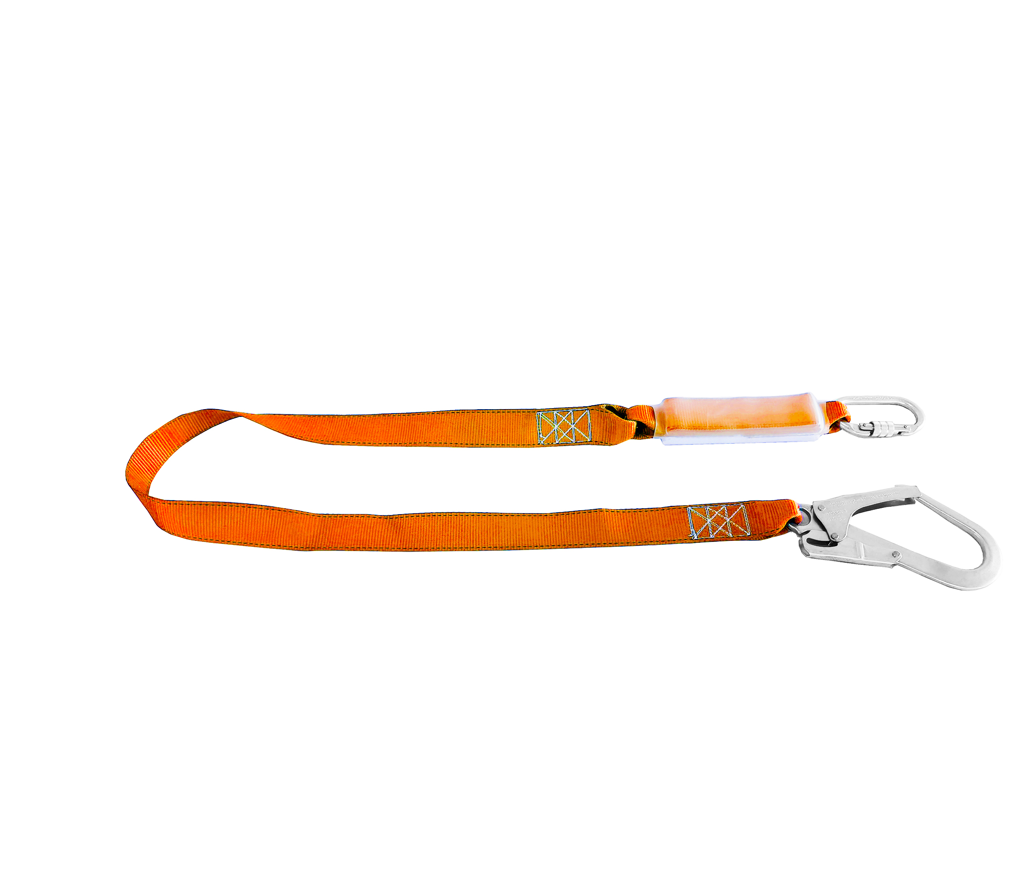  HC006 Shock absorbing lanyard for fall protection in webbing belt with Big Hook-product