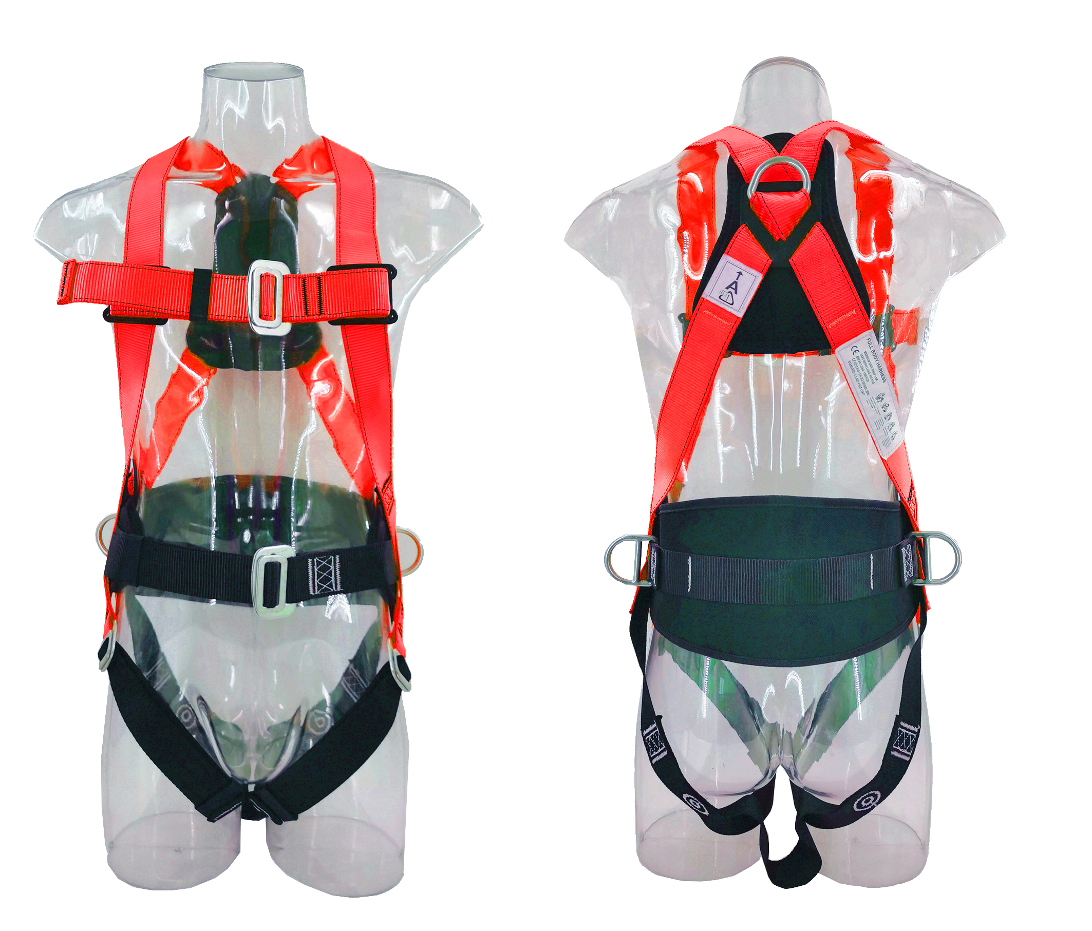 QS0035A Full Body Safety Harness 4 Point 3 D ring EN361 EN358