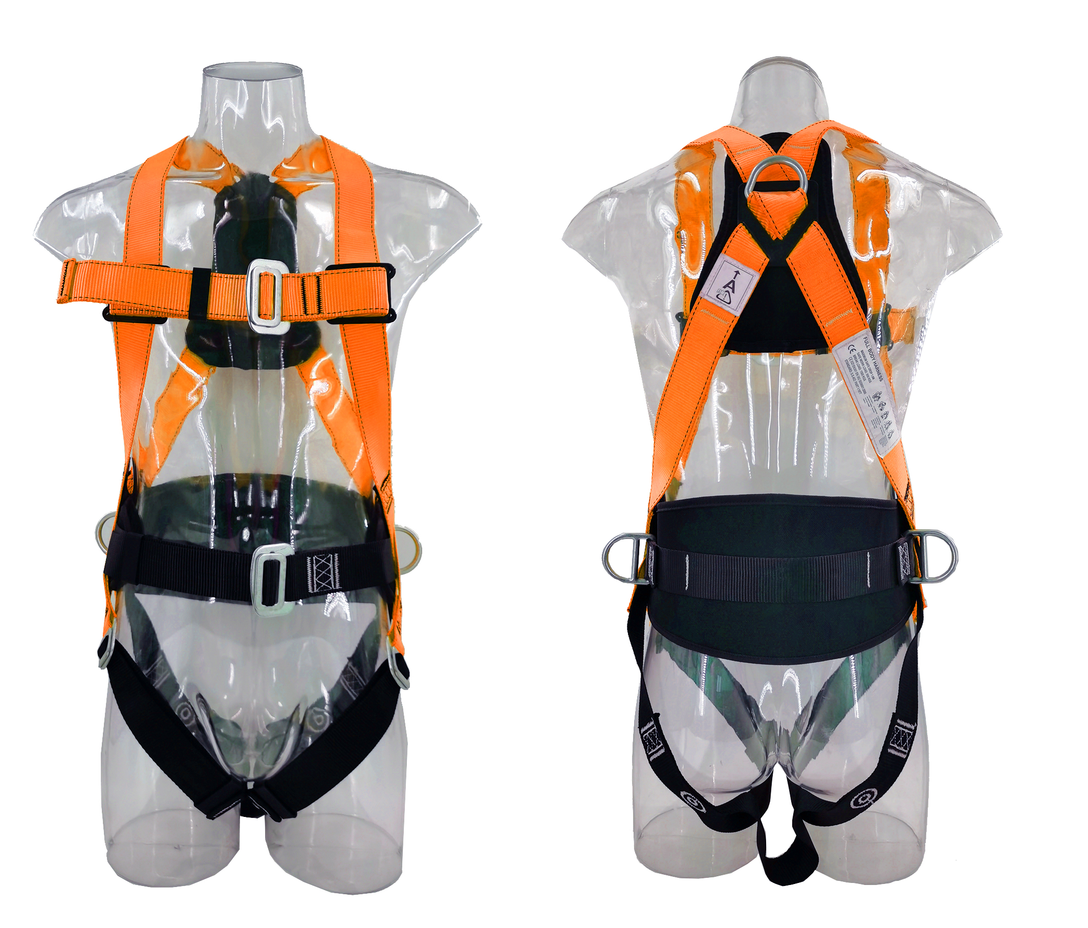 QS0035A Full Body Safety Harness 4 Point 3 D ring EN361 EN358