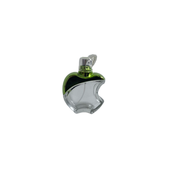 50 ml transparent perfume bottle with apple shape