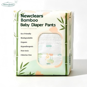 Newclears Factory Direct Supply OEM/ODM Hypoallergenic Bamboo Baby Diaper Pants