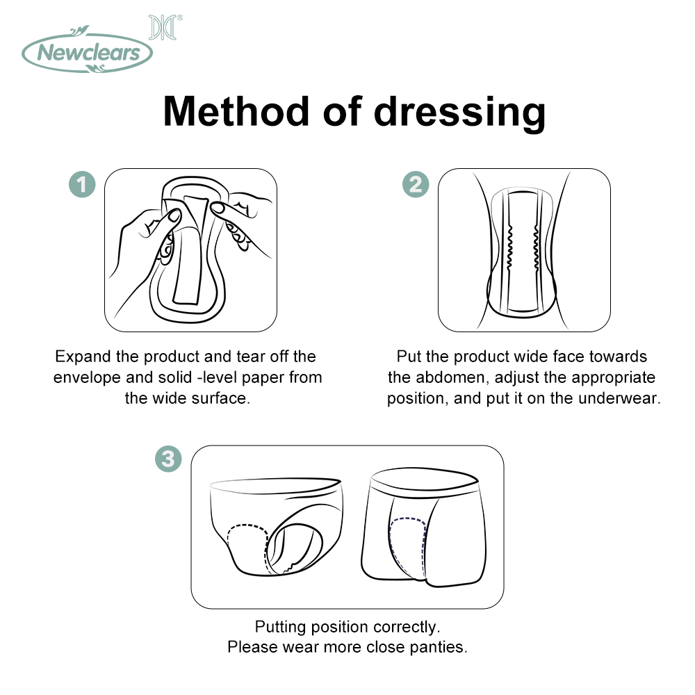 serviettes hygiéniques pour hommes de bonne qualité