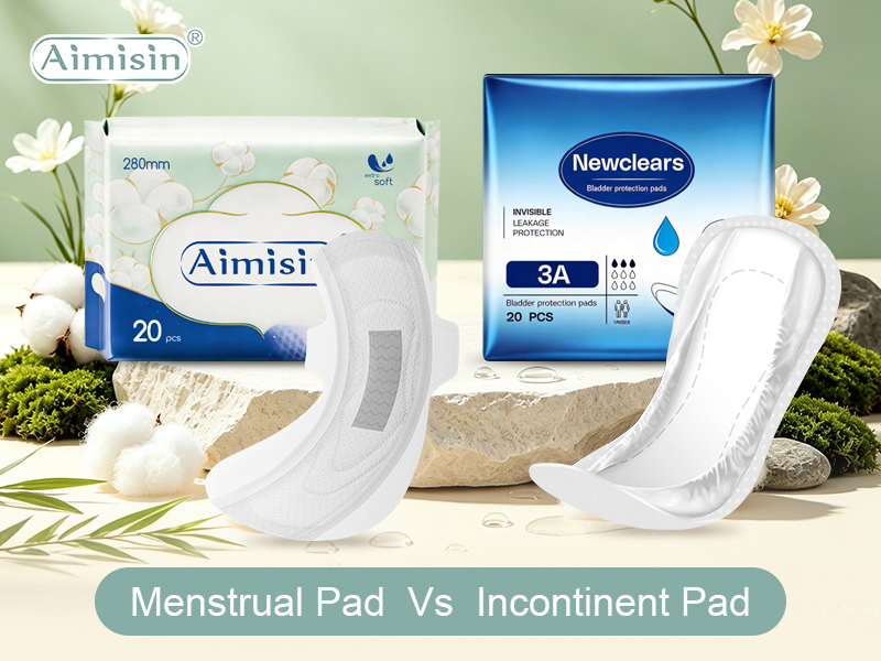Quelle est la différence entre les protections pour incontinence et les serviettes hygiéniques ? | AMISIN