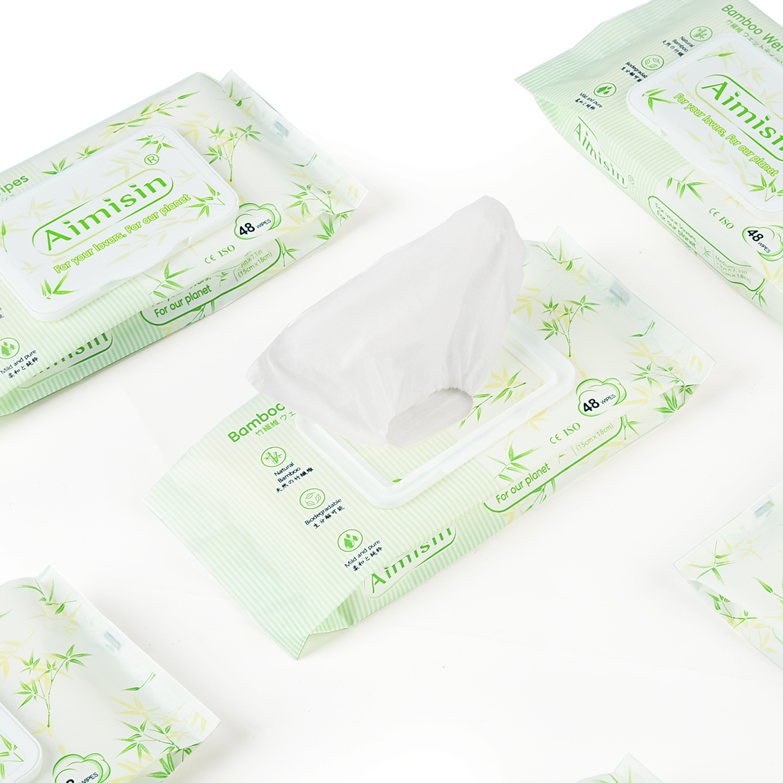 Organic bamboo baby wet wipes Chinese manufacturer