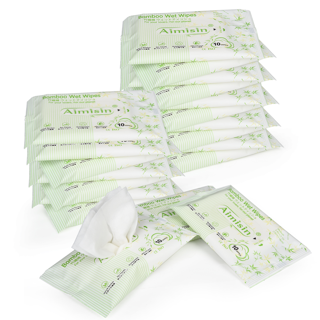 Organic bamboo baby wet wipes Chinese manufacturer