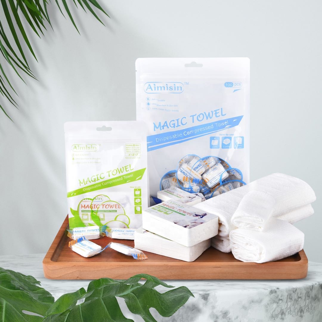 China OEM magic compressed towels disposable