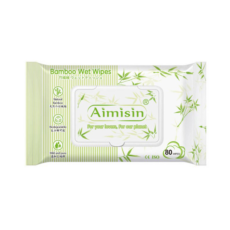 Kain Bambu Organik 100% Biodegradable Water Purified...