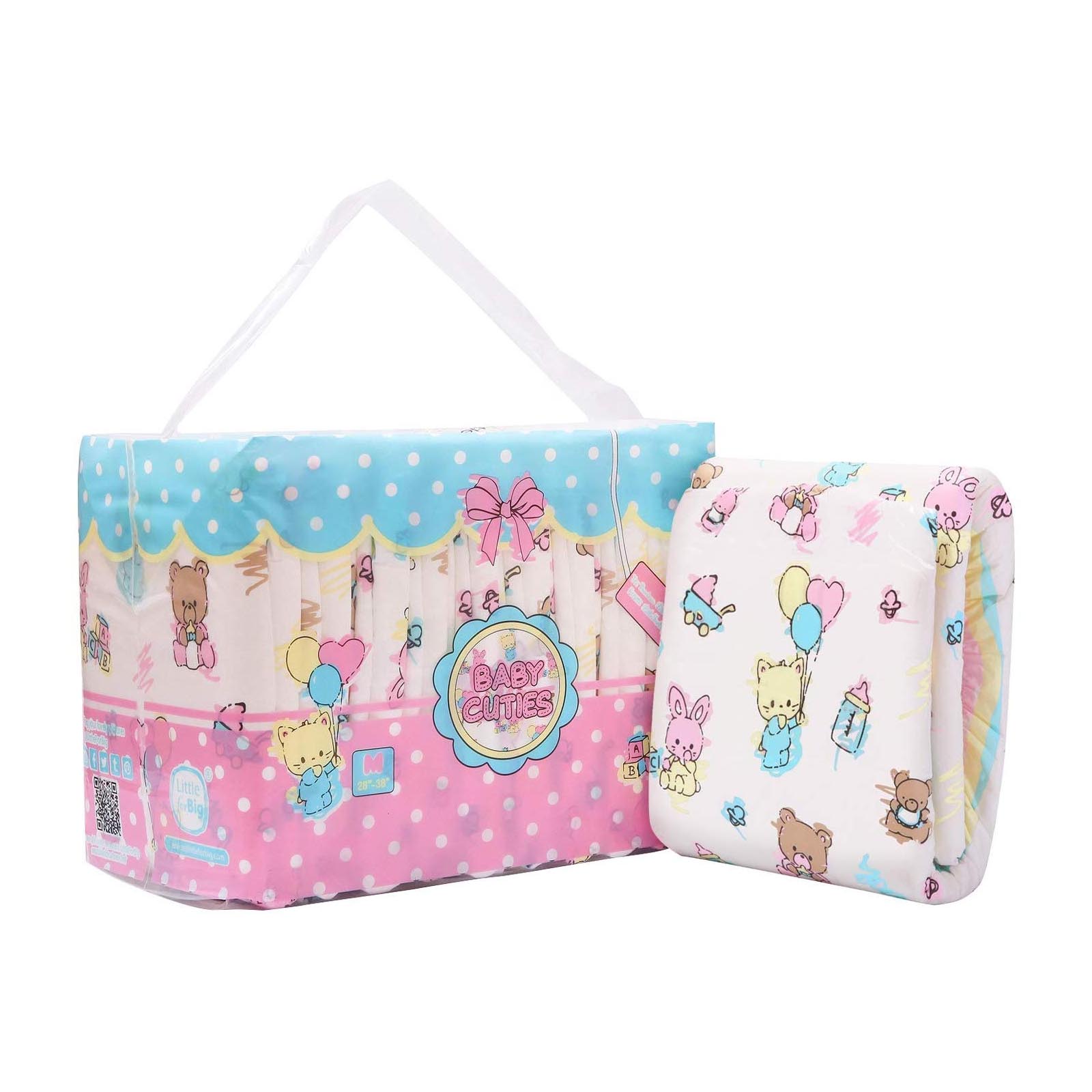 Disposable ABDL Adult Baby Diapers with Printed