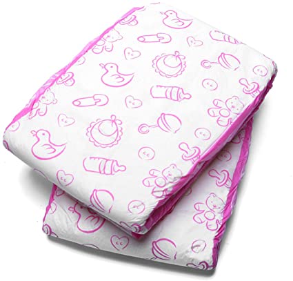 Engangs ABDL-bleier for voksne babyer med trykt